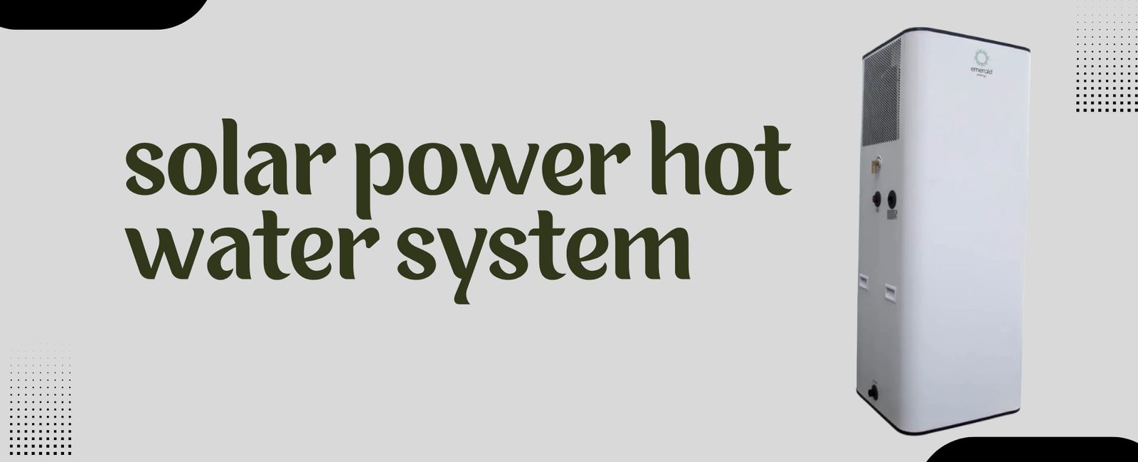 solar power hot water system